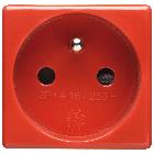 PRESA 2P+T 16A ST.FRANCESE ROSSO - GEWISS GW20312 - GEWISS GW20312 - GEWISS GW20312 product photo