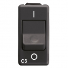 INTERRUT.AUT.MAGN.1P+N C6 3KA 230V SY/BK - GEWISS GW21434 product photo