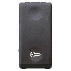 PULSANTE 1P NA 10A APRIPORTA SY/BK - GEWISS GW21511 - GEWISS GW21511 - GEWISS GW21511 product photo