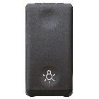 PULSANTE 1P NA 10A LUCE SY/BK - GEWISS GW21513 - GEWISS GW21513 - GEWISS GW21513 product photo