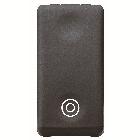 PULSANTE 2P NA 10A SY/BK - GEWISS GW21517 - GEWISS GW21517 - GEWISS GW21517 product photo