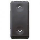 PULSANTE 1P NA+NA 10A FRECCE VERT.SY/BK - GEWISS GW21521 product photo