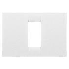 PLACCA 1P BIANCO NUVOLA SYSTEM VIRNA - GEWISS GW22101 - GEWISS GW22101 - GEWISS GW22101 product photo