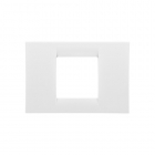 PLACCA VIRNA - IN TECNOPOLIMERO FINITURA LUCIDA - 4 POSTI - NERO TONER - SYSTEM - GEWISS GW22114 product photo