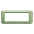 PLACCA 6 POSTI VERDE VENEZIA TOP SYSTEM - GEWISS GW22546 product photo