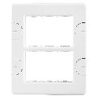 PLACCA 6 POS.BIANCO COMPACT - GEWISS GW24005 - GEWISS GW24005 - GEWISS GW24005 product photo