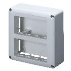 SCATOLA PORTAPP.8P.SYSTEM BIANCO 9010 - GEWISS GW27627 - GEWISS GW27627 - GEWISS GW27627 product photo