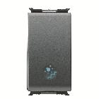 PULSANTE UNIPOLARE NA 16A ''LUCE SCALE'' - GEWISS GW30027 product photo