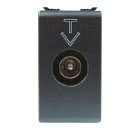 PRESA TV PASSANTE ATT.10DB C.MASC.9,5MM - GEWISS GW30302 product photo