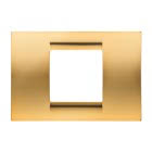 PLACCA 2 POS.ORO ANTICO PLAYBUS - GEWISS GW32062 product photo