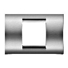 PLACCA 2 POS.CROMO SOFT PLAYBUS - GEWISS GW32072 - GEWISS GW32072 product photo