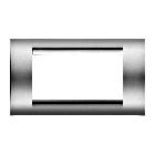 PLACCA 4 POS.CROMO SOFT PLAYBUS - GEWISS GW32074 - GEWISS GW32074 product photo