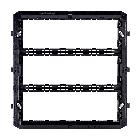 SUPPORTO 18 POSTI PLAYBUS - GEWISS GW32409 - GEWISS GW32409 product photo