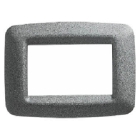 PLACCA 3 MODULI TITANIO METALLIZZATO PLAYBUS YOUNG - GEWISS GW32703 product photo