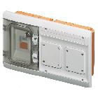 QUADRETTO COMB.INC.4M+2FL.IP55 GR7035 - GEWISS GW48686 product photo