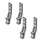 CVX - N 4 SUPP. PLASTICA CANALINA ORIZZ. - GEWISS GW49201 product photo