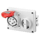 PRESA BL.OR.S.F.3P+N+T 32A 400V 6H SBF - GEWISS GW66120 - GEWISS GW66120 product photo