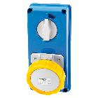 PR.BL IP67 S.F.3P+N+T 16A 110V 4H SBF - GEWISS GW66303N - GEWISS GW66303N product photo