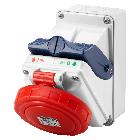 COMBIBLOC C.F.IP55 3P+N+T 32A 400V 6H - GEWISS GW66464 - GEWISS GW66464 - GEWISS GW66464 product photo