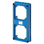 COPERCHIO FLANGIATO 2 CALOTTE IP67 - GEWISS GW66709N - GEWISS GW66709N product photo