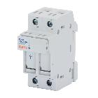 PORTAFUS.SEZ.1P+N 8,5X31,5 400V AC 20A - GEWISS GW96216 - GEWISS GW96216 - GEWISS GW96216 product photo