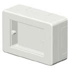 MINI PORTA APPARECCHI 3M RAL7021 - GEWISS NP40434 - GEWISS NP40434 - GEWISS NP40434 product photo