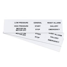 TARGHETTA PVC BIANCO 67X15MM 99PZ - GRAFOPLAST EVO1567W - GRAFOPLAST EVO1567W product photo