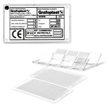 VETRINO PROTEZ.27X15MM TRASP.CF.192PZ - GRAFOPLAST SIT0V01 - GRAFOPLAST SIT0V01 product photo