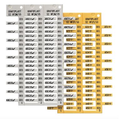 TESSERA BIANCA X CAVI 10MM CF.3000 PZ - GRAFOPLAST SIHF2W/10MC - GRAFOPLAST SIHF2W/10MC product photo Photo 01 3XL