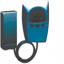 TERMOSTATO DIGITALE A TRASMISSIONE RADIO 433MHZ - HAGER 25311 product photo