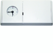 CRONO TERMOSTATO ECO ANALOGICO GIORNALIERO DA PARETE TERMOFLASH - HAGER 56034 product photo