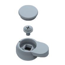 10 LEVE CHIUSURA QUADRI LONDRA + CASSETTE - HAGER 770873400 - HAGER 770873400 - HAGER 770873400 product photo