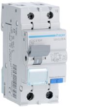 DIFFERENZIALE MAGNETO TERMICO 1PN 30MA AC 10A 6KA C 2M - HAGER ADC910H product photo