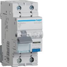 DIFF MAGN ACC 1P+N 30MA F 25A 4,5KA C 2M - HAGER ADF825H - HAGER ADF825H product photo