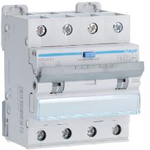 DIFF MAGN 4P 30MA A-HI 40A 10KA C 4M - HAGER ADR490H - HAGER ADR490H - HAGER ADR490H product photo