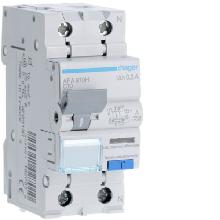 DIFFERENZIALE MAGNETO TERMICO ACC 1PN 300MA A 10A 6 KA C 2M - HAGER AFA910H product photo