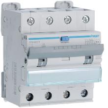 DIFF MAGN 4P 300MA A-HI 10A 6KA C 4M - HAGER AFH460H - HAGER AFH460H - HAGER AFH460H product photo