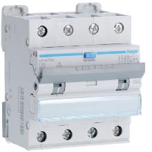 DIFF MAGN 4P 300MA A-HI 20A 6KA C 4M - HAGER AFH470H - HAGER AFH470H - HAGER AFH470H product photo
