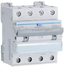 DIFF MAGN 4P 300MA AC 16A 10KA C 4M - HAGER AFQ466H - HAGER AFQ466H - HAGER AFQ466H product photo
