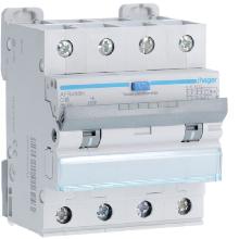 DIFF MAGN 4P 300MA A-HI 16A 10KA C 4M - HAGER AFR466H - HAGER AFR466H - HAGER AFR466H product photo
