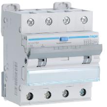 DIFF MAGN 4P 300MA A 25A 10KA C 4M - HAGER AFX475H - HAGER AFX475H - HAGER AFX475H product photo