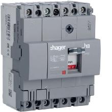 INTERR AUTOM X160 4P 18KA 80A SGANC TM - HAGER HDA081L - HAGER HDA081L - HAGER HDA081L product photo