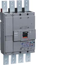 INTERRUTTORE AUTOMATICO H1600 4P 50KA 1250A SGANC LSI - HAGER HNF981H product photo