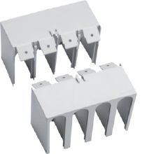 KIT 2 COPRIMORSETTI H250 4P ATT PROLUNGATI - HAGER HYC022H product photo