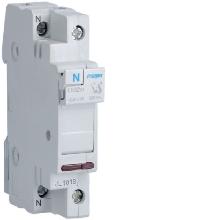 PORTAFUS. 10.3X38+SPIA 1P+N 1M - HAGER L53201 - HAGER L53201 product photo