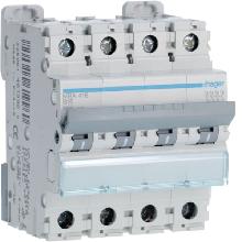 INTERR. AUTOM.4P 16A 6 KA B 4M - HAGER MBA416 product photo