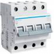 INTERRUTTORE MAGNETOTERMICO 4P 10A 6KA C - HAGER MC410A product photo