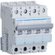 -INTERRUTTORE AUTOMATICO 4P 63A 6 KA C 4M - HAGER MCA463 product photo