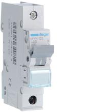 INTERR. AUTOM.1P 25A 4.5KA C 1M - HAGER MYN125 - HAGER MYN125 product photo