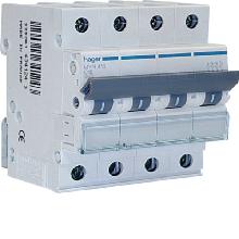 INTERRUTTORE AUTOMATICO 4P 40A 4.5KA C 4M - HAGER MYN440 product photo